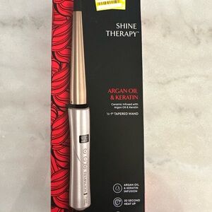 Remington Shine Therapy Tapered Wand - Gold and Silver